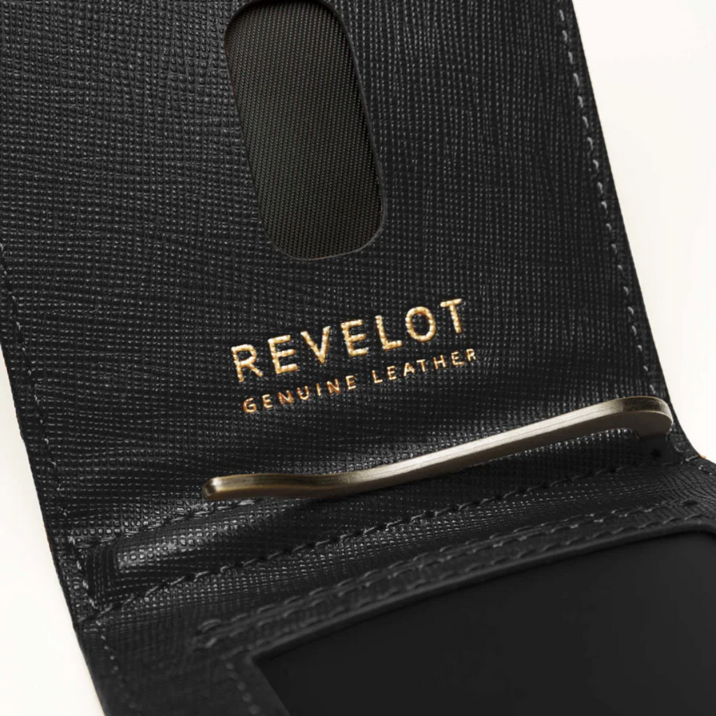 REVELOT Saffiano Slim Wallet Pro W4