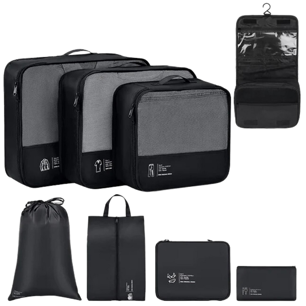 GARZINI Packing Cubes - Black