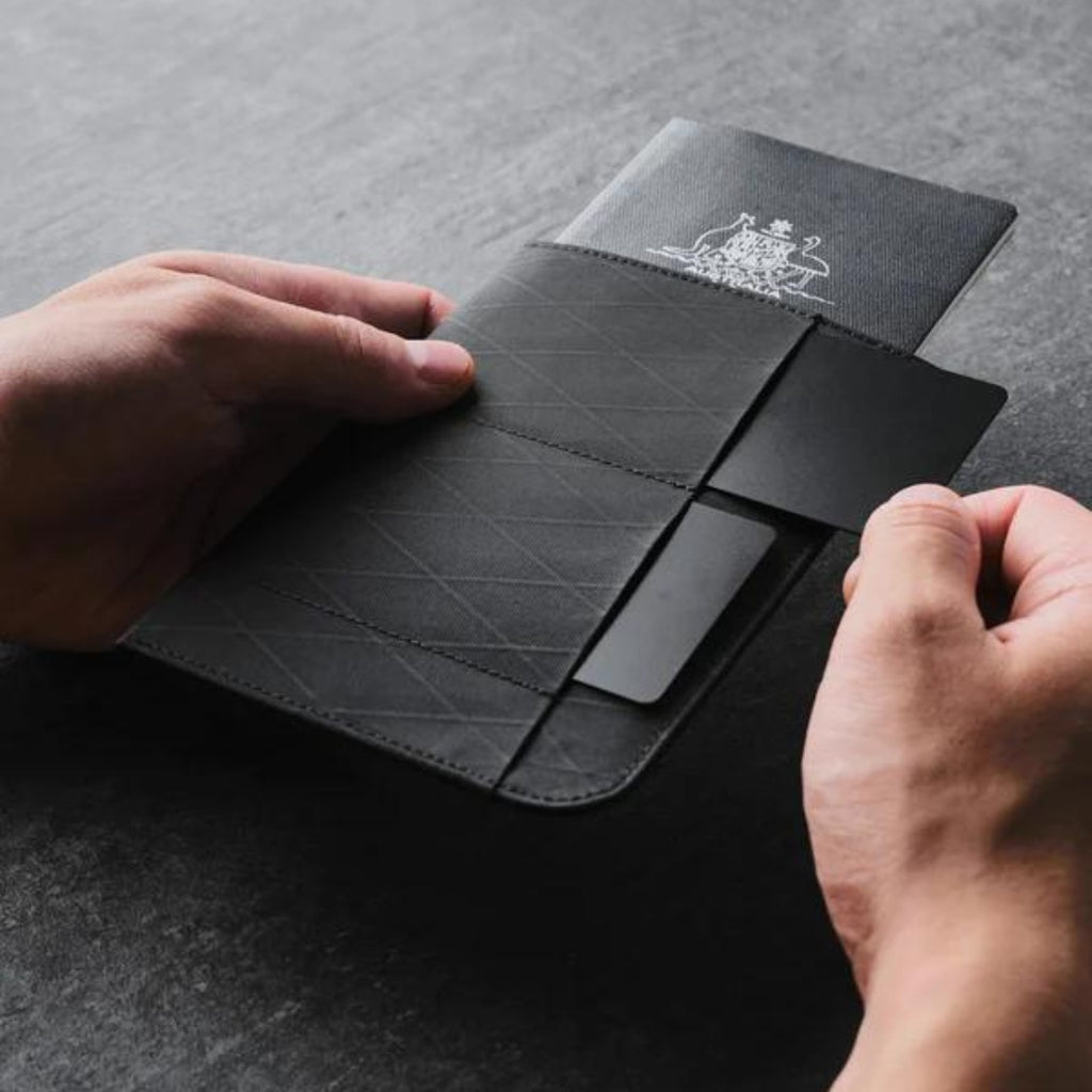 ALPAKA Ark Passport Sleeve - Black VX21