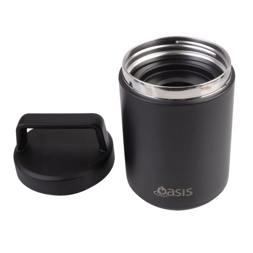 OASIS Dual Compartment Food Jar W Handle 480ML