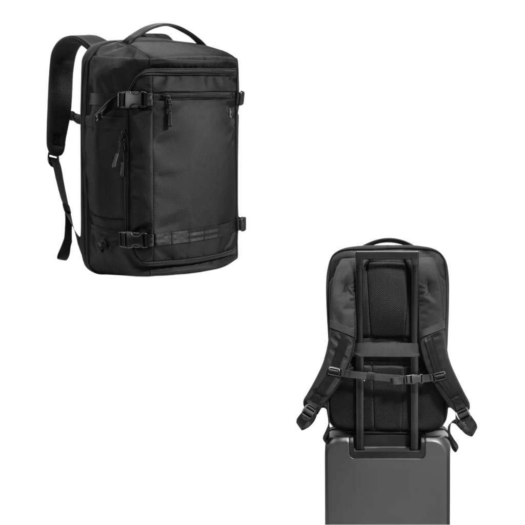 TOMTOC NAVIGATORT67 TRAVEL LAPTOP BACKPACK 38L - BLACK