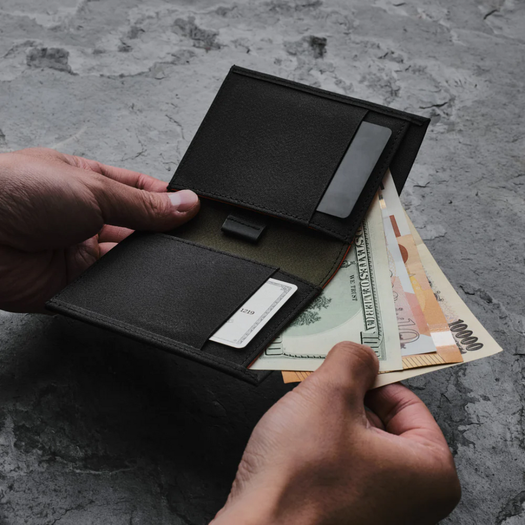 ALPAKA Ark Bifold Cash Wallet - Axoflux Black 300D