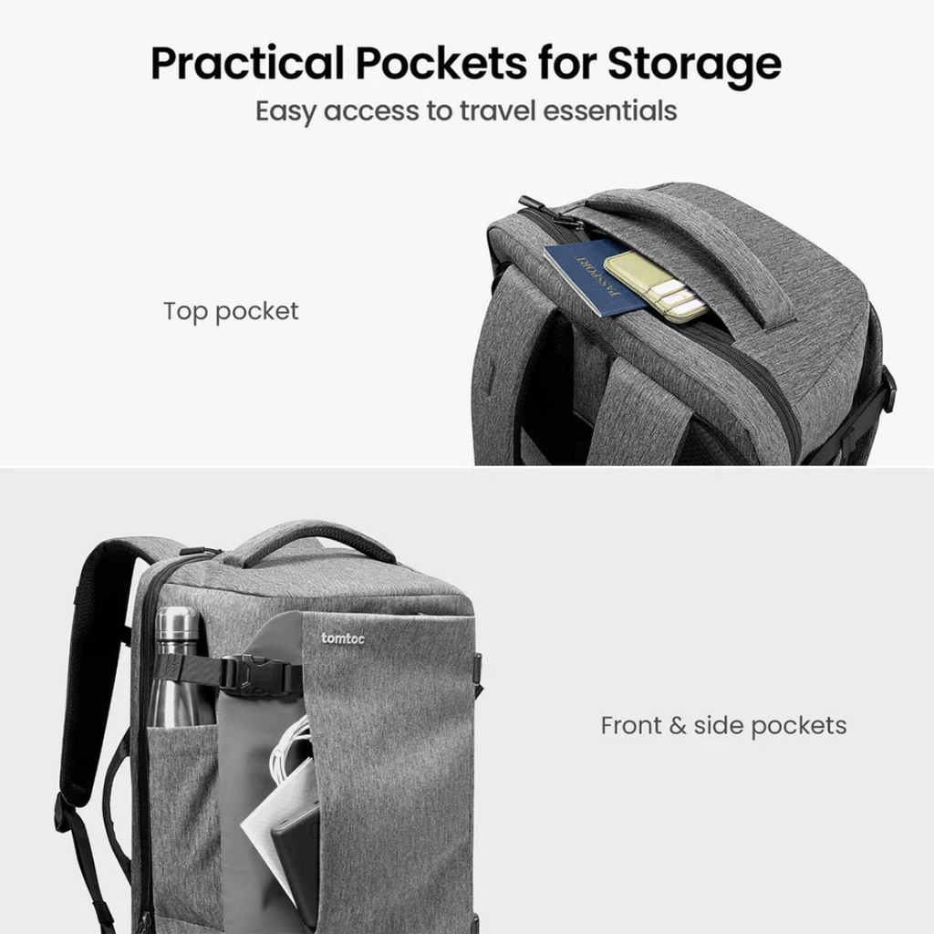 TOMTOC Navigator-T66 Travel Laptop Backpack M