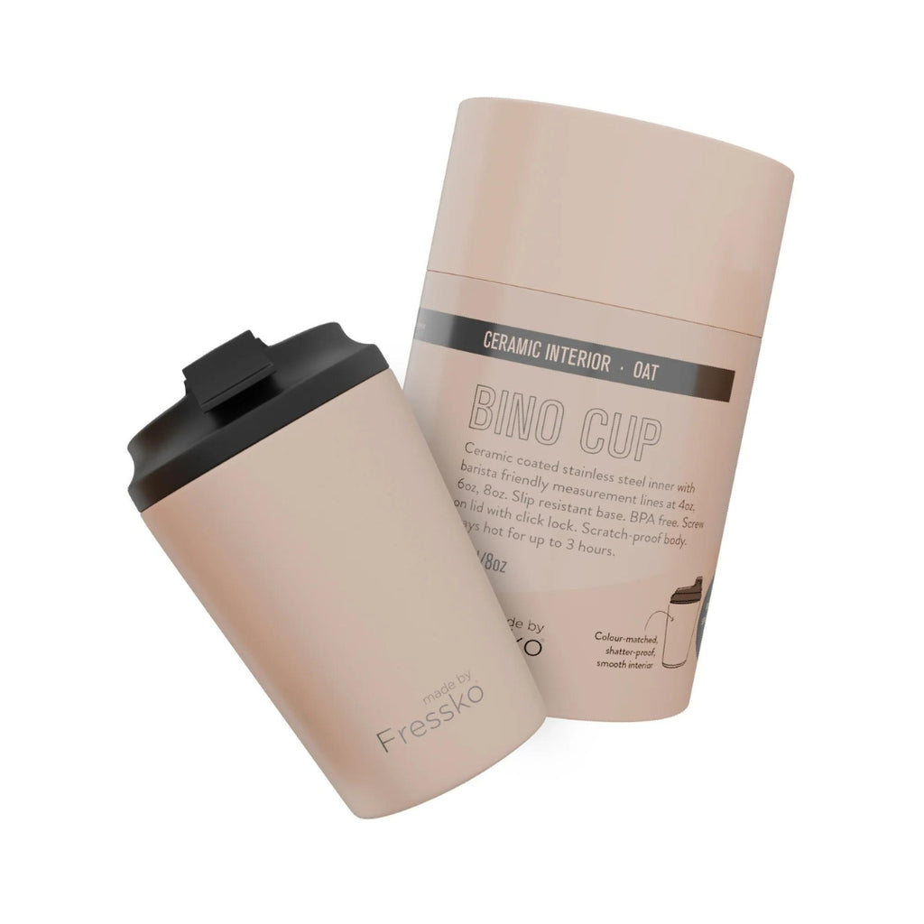 FRESSKO Ceramic Reusable Cup | Bino 8oz