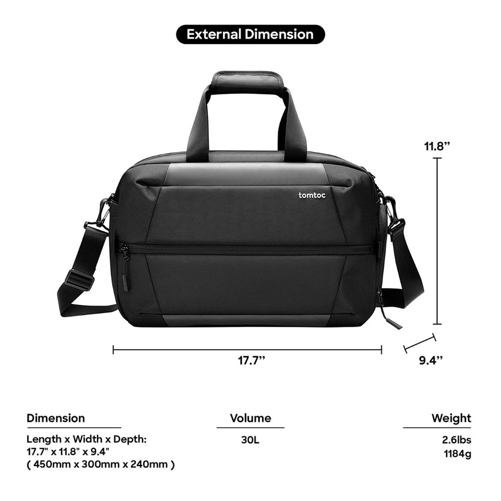 TOMTOC Navigator-T31 Travel Duffel - 30L