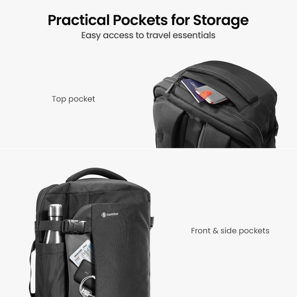 TOMTOC Navigator-T66 Travel Laptop Backpack M 