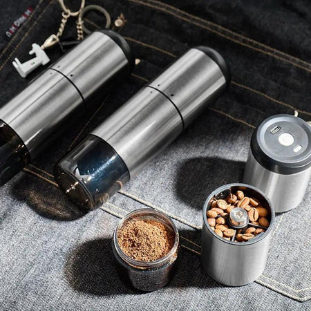 Aztery Electric Coffee Grinder (Stainless Steel Burr) - Kedaiku