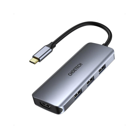 CHOETECH HUB-M19 7-in-1 USB-C to HDMI Multifunction Adapter - Kedaiku