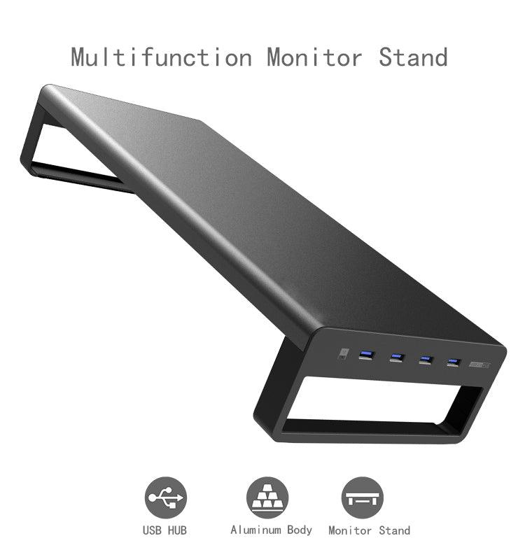 BRU MONITOR STAND W 8USB-BRU-BRU GADGET,MONITOR STAND,USB