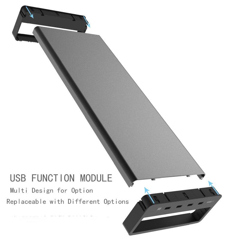 BRU MONITOR STAND W 8USB-BRU-BRU GADGET,MONITOR STAND,USB