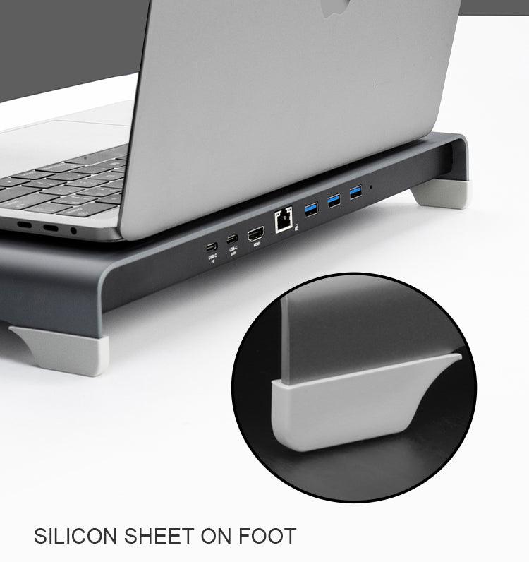 BRU USB-C LAPTOP DOCKING-BRU-BRU GADGET,GADGET,LAN,LAPTOP STAND,MONITOR STAND,USB,USB-C