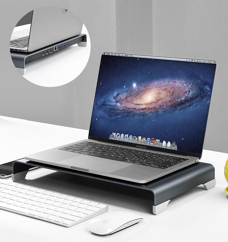 BRU USB-C LAPTOP DOCKING-BRU-BRU GADGET,GADGET,LAN,LAPTOP STAND,MONITOR STAND,USB,USB-C