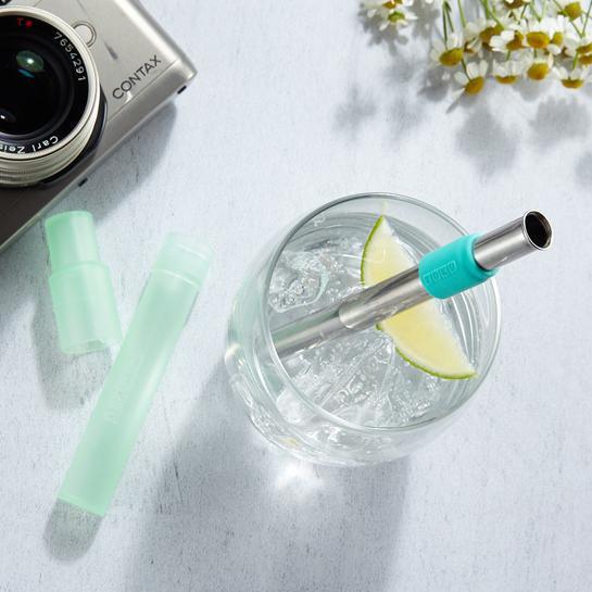 Jumbo Pocket Straw-Zoku-Jumbo Straw,Metal Straws,Straw,Zoku