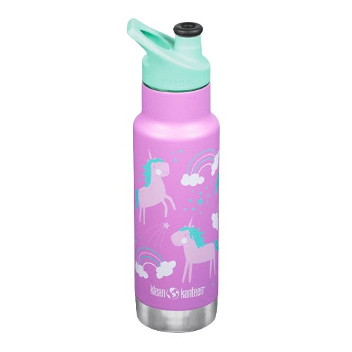 Insulated Kid Classic Narrow - 12oz (w/Kid sport cap)-Klean Kanteen-BOTTLE,Kids,Klean Kanteen