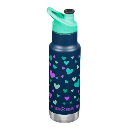 Insulated Kid Classic Narrow - 12oz (w/Kid sport cap)-Klean Kanteen-BOTTLE,Kids,Klean Kanteen