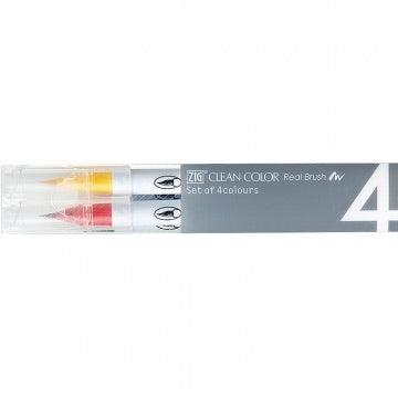 ZIG CLEAN COLOUR REAL BRUSH (SET)-KedaikuBN-Brush Pens,Kuretake,Stationery,Zig