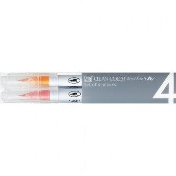 ZIG CLEAN COLOUR REAL BRUSH (SET)-KedaikuBN-Brush Pens,Kuretake,Stationery,Zig